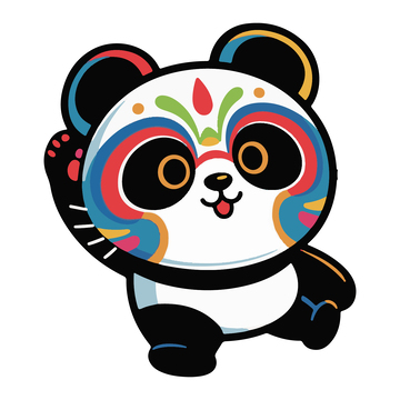 可爱京剧熊猫5