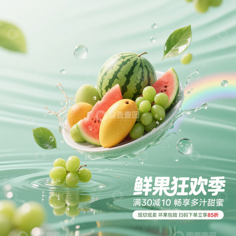 电商水果促销海报1