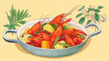 小龙虾 香辣  湖南