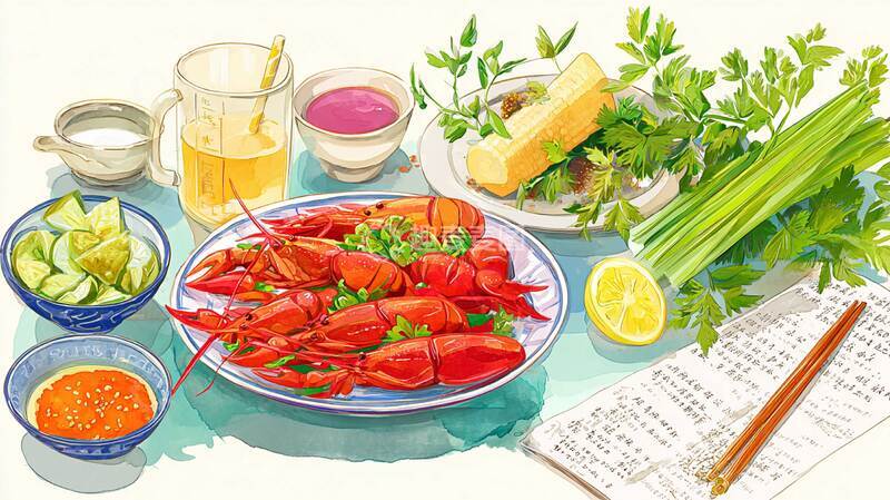 高清大图下载【趣麦麦图】口味虾  湖南 麻辣