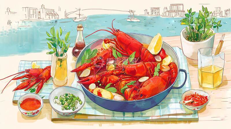 高清大图下载【趣麦麦图】口味虾  湖南  小吃