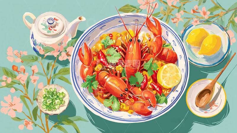 高清大图下载【趣麦麦图】口味虾  湖南  美味