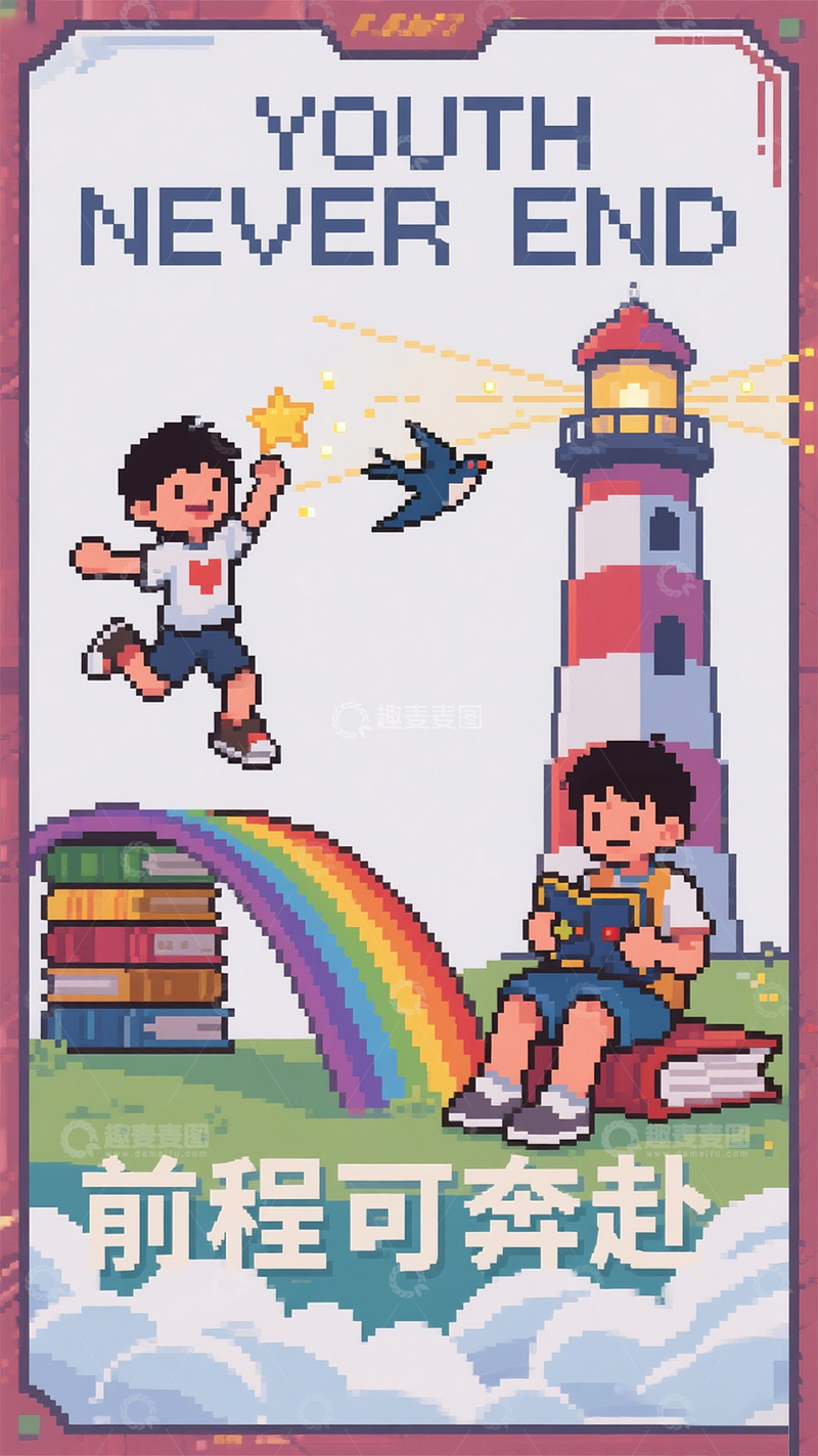 像素风毕业季宣传海报8