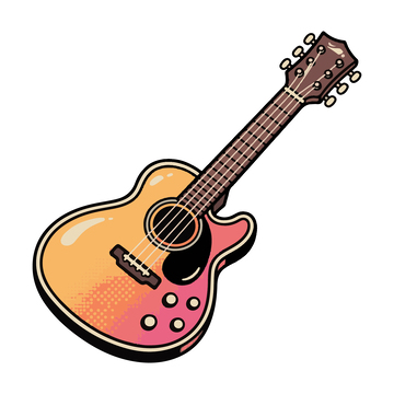 儿童简笔画吉他