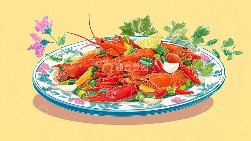 高清大图下载【趣麦麦图】口味虾  湖南  舌尖上的味道