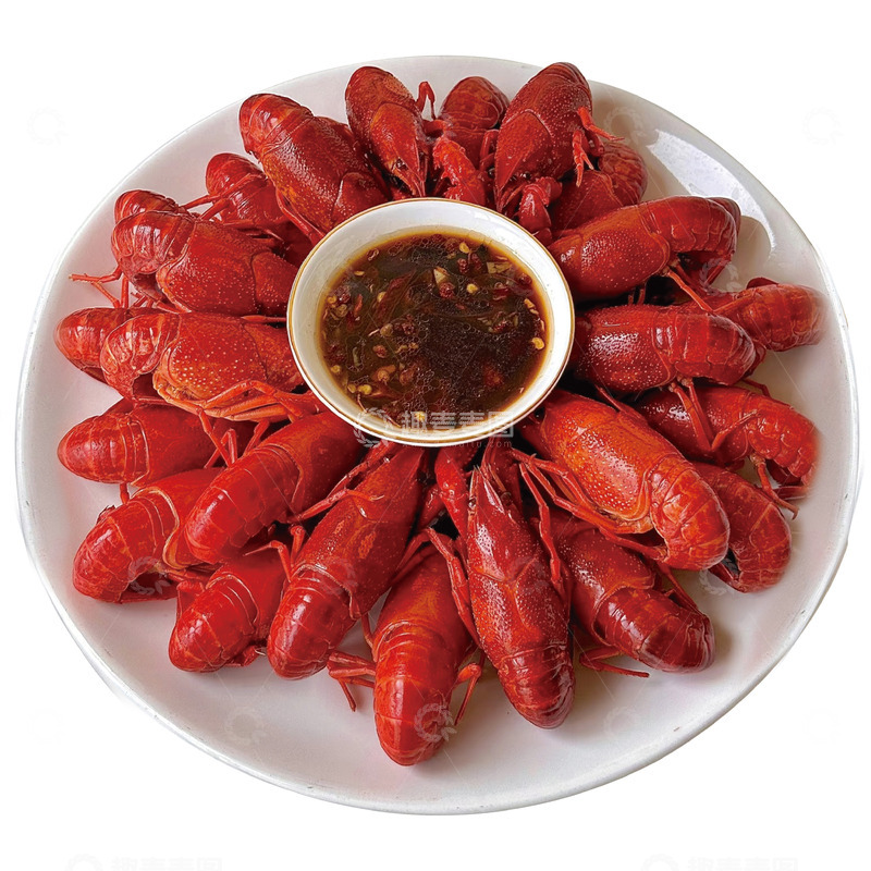 高清大图下载【趣麦麦图】秋季美食招牌小龙虾