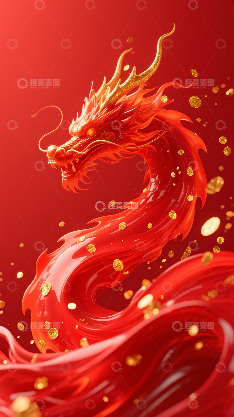 中秋国庆除夕春节喜庆鎏金粒子红金纹理背景6