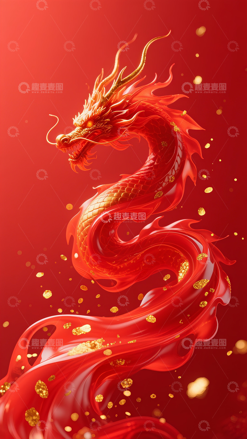 中秋国庆除夕春节喜庆鎏金粒子红金纹理背景5