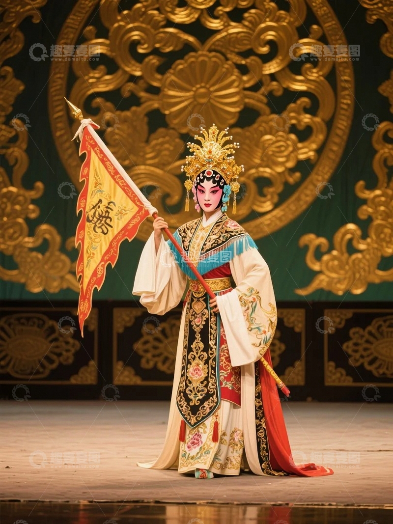 高清大图下载【趣麦麦图】中国戏曲京剧旦角人物1
