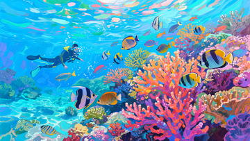 海底世界海底景观