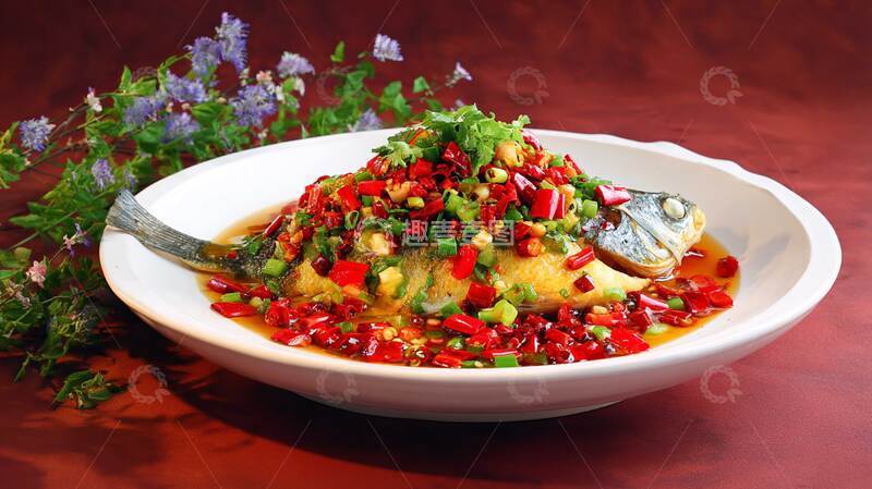 高清大图下载【趣麦麦图】剁椒鱼头  8