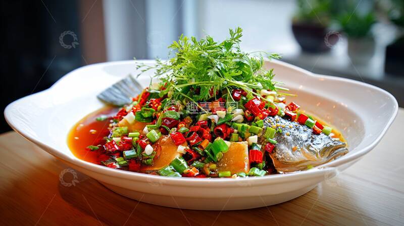 高清大图下载【趣麦麦图】剁椒鱼头  11