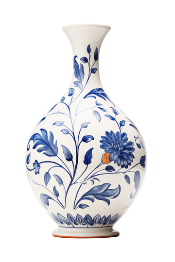 一个青花瓷花瓶