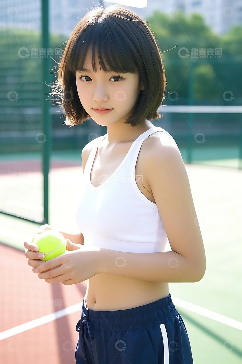 高清大图下载【趣麦麦图】青少年网球运动2