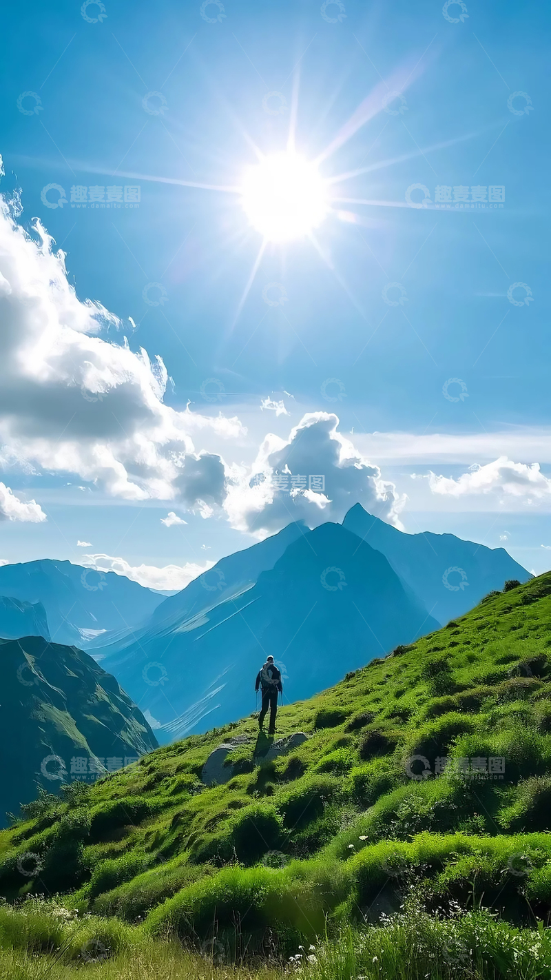 高清大图下载【趣麦麦图】户外爬山运动2