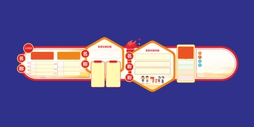 文化墙模板设计