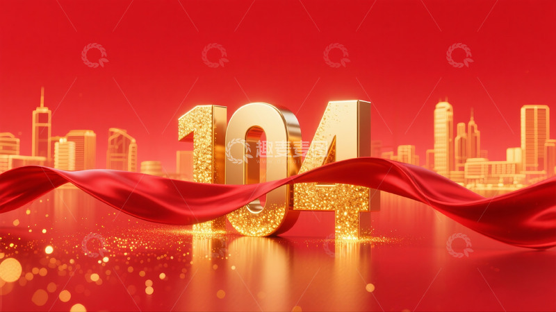 党建红色海报背景3