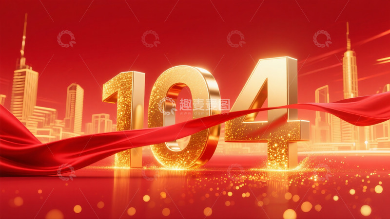 党建红色海报背景2