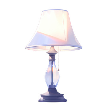 卡通简约一盏灯