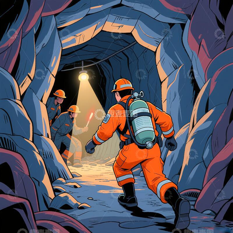 高清大图下载【趣麦麦图】矿山救援漫画5