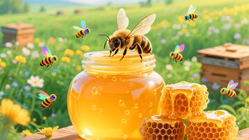 新疆蜂蜜蜂王浆 5