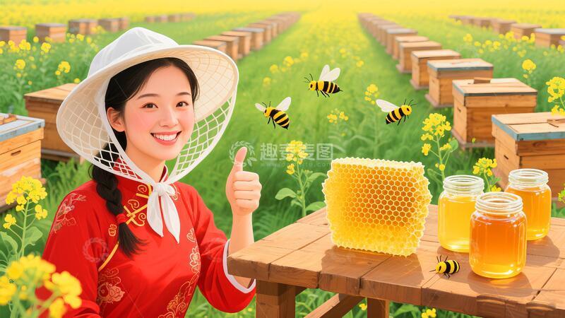 高清大图下载【趣麦麦图】土蜂蜜蜂蜜批发
