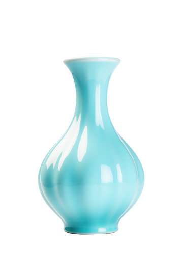 一个青色的瓷花瓶