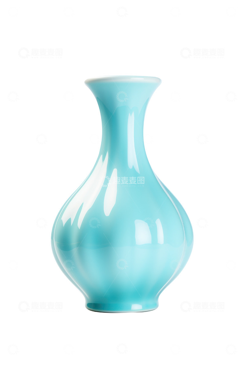 高清大图下载【趣麦麦图】-一个青色的瓷花瓶