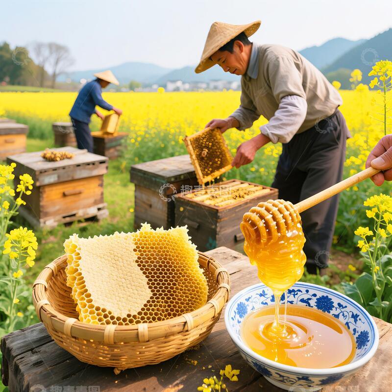 高清大图下载【趣麦麦图】-新疆蜂蜜蜂王浆 4