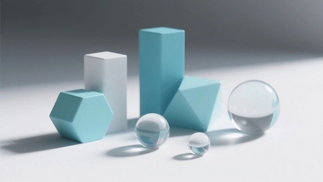 放在台面上的几何静物5