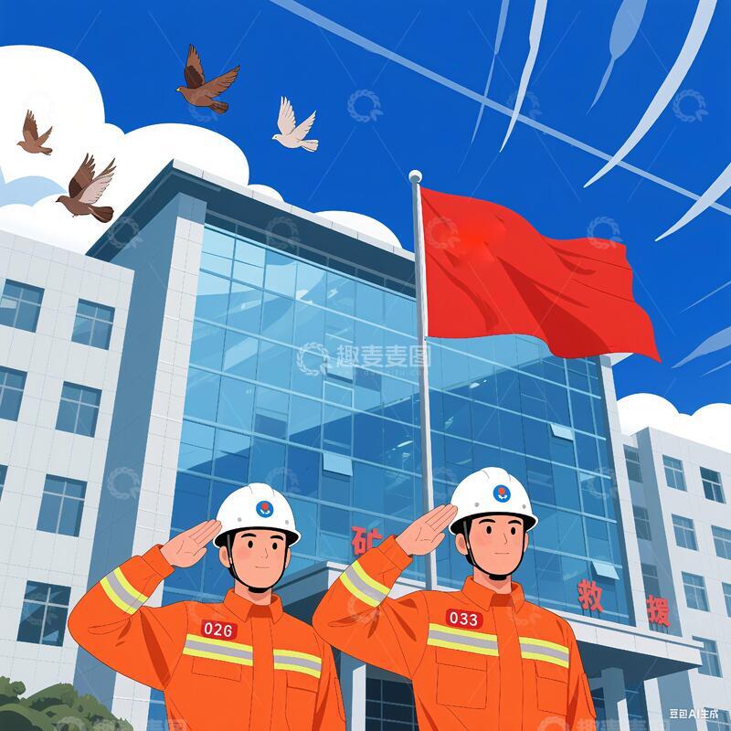 高清大图下载【趣麦麦图】矿山救护 矿山救援漫画1