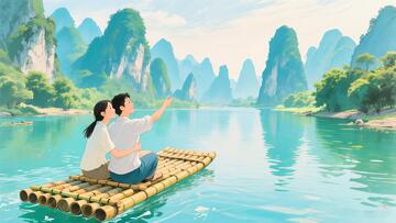 桂林山水甲天下风景