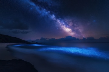 夜空中的星河璀璨