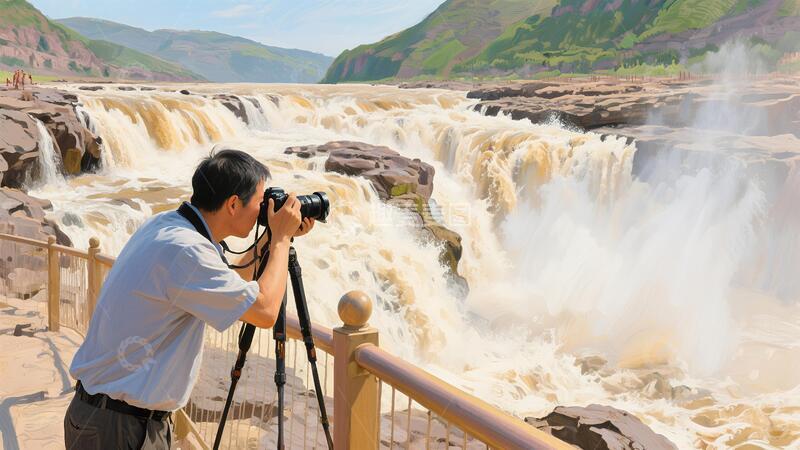高清大图下载【趣麦麦图】壶口瀑布摄影爱好
