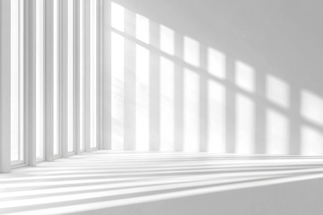 白色墙面光影背景