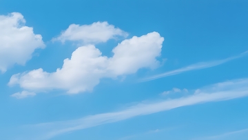 蓝天云朵纯净背景