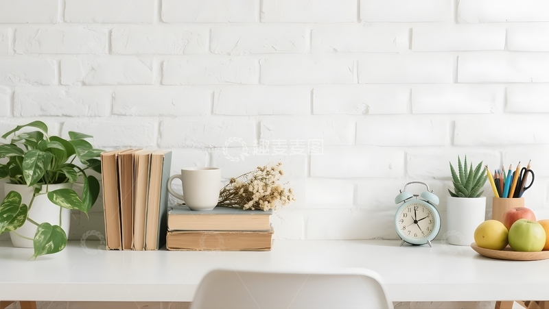高清大图下载【趣麦麦图】书桌上的生活小确幸
