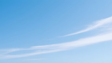 万里无云的天空景致