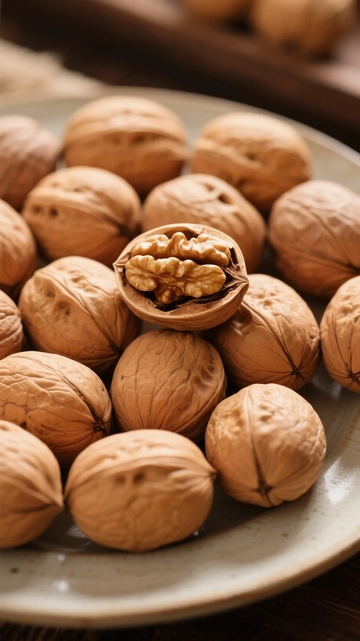 放在盘子里的核桃8