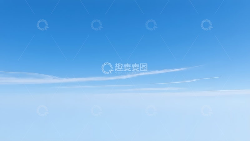 高清大图下载【趣麦麦图】纯净蓝天白云背景