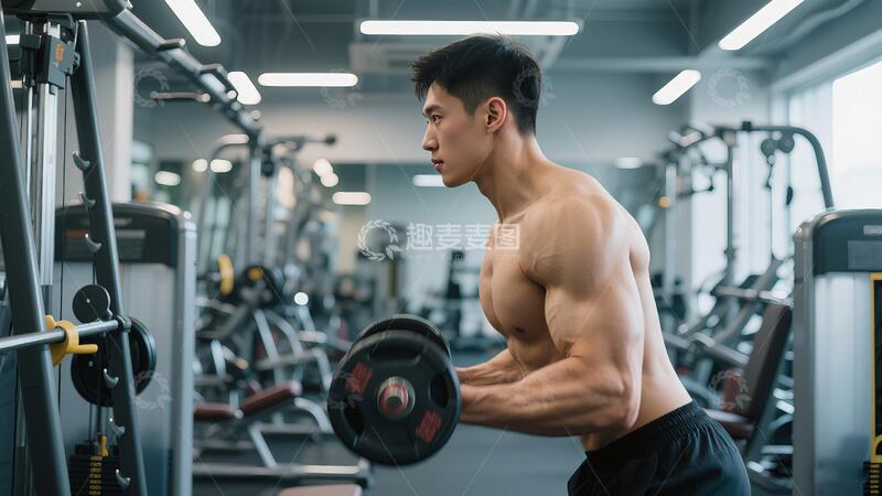 高清大图下载【趣麦麦图】健身俱乐部减肥