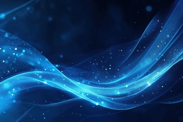 飘逸的粒子线条背景