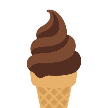 扁平冰淇淋的色彩甜品12