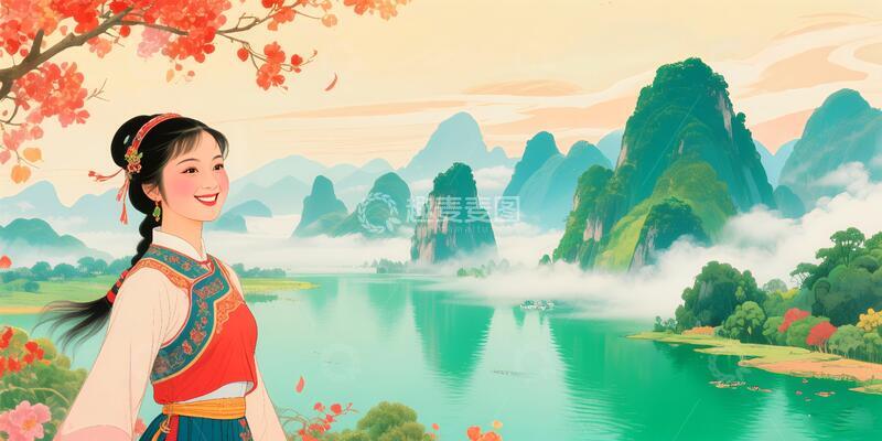 高清大图下载【趣麦麦图】桂林山水甲天下刘三姐2