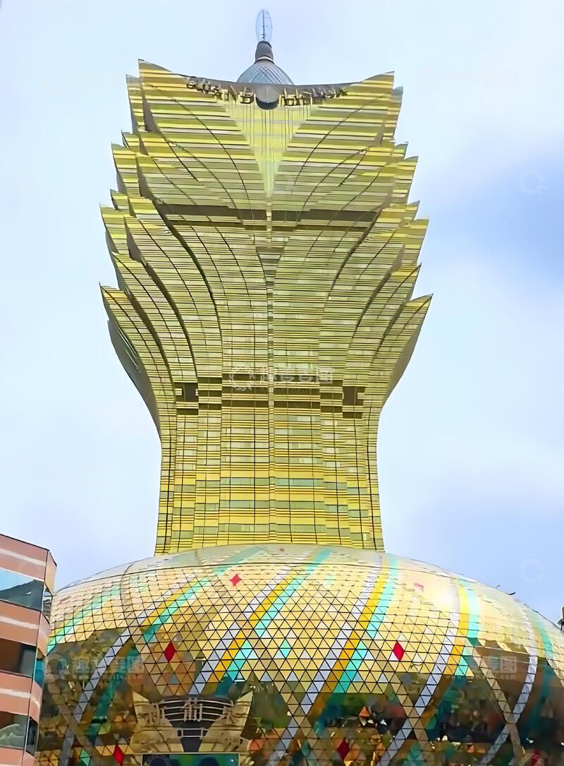 高清大图下载【趣麦麦图】澳门新葡京酒店近距离实拍