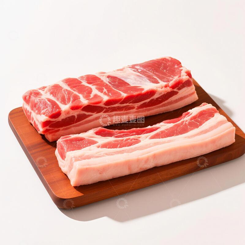 高清大图下载【趣麦麦图】五花肉猪肉素材