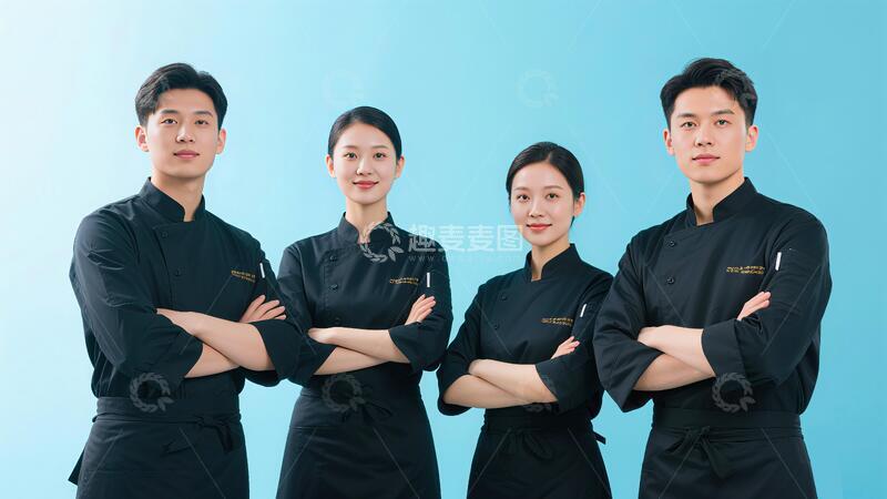 高清大图下载【趣麦麦图】厨师团队厨王争霸2