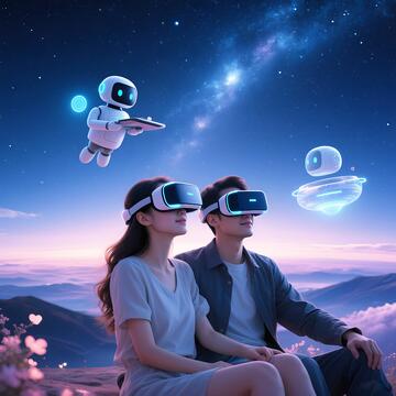 情侣vr眼镜科技时代