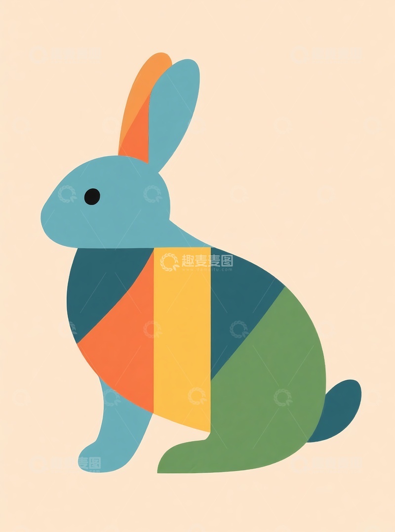 高清大图下载【趣麦麦图】客厅挂画北欧风格三联画