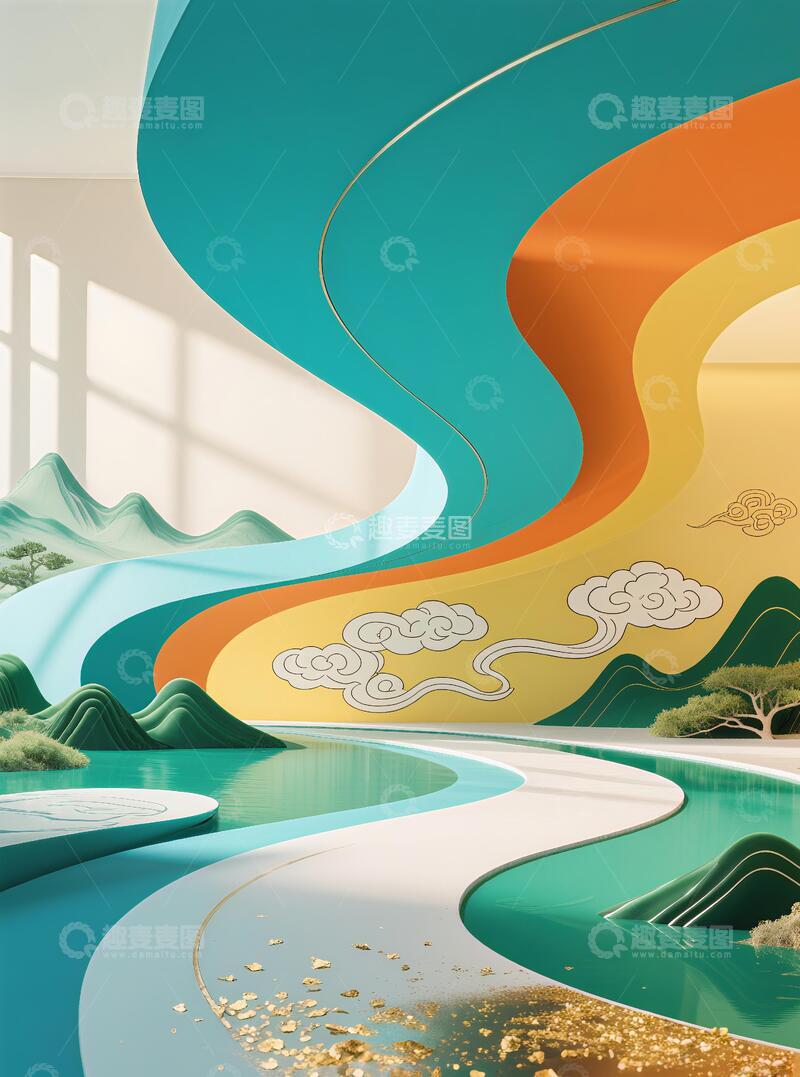 高清大图下载【趣麦麦图】客厅挂画客厅挂图